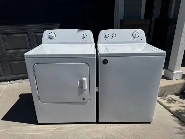 Amana washer & electric dryer for sale.