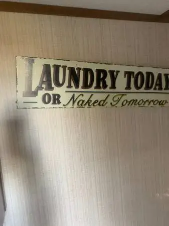 LG front load washer and dryer with pedestals