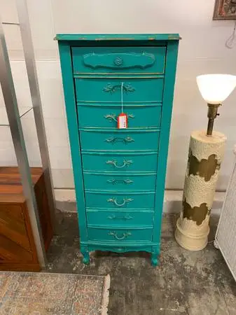 Vintage Tall Storage Cabinet