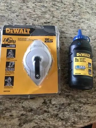 New CAST ALUMINUM CHALK REEL and chalk
