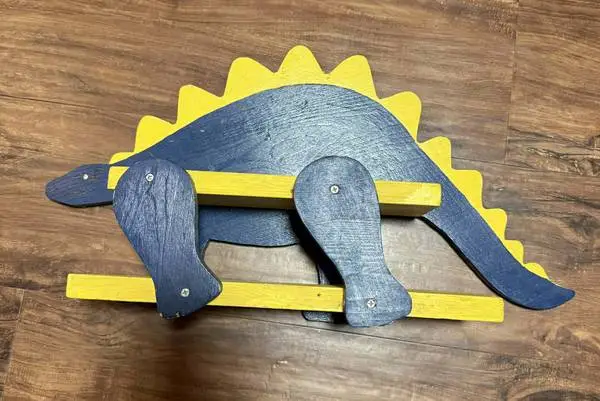 Dinosaur shelf 21 long 11 high