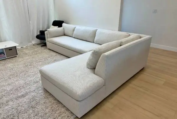 West Elm Sectional Sofa with Chaise - 114”