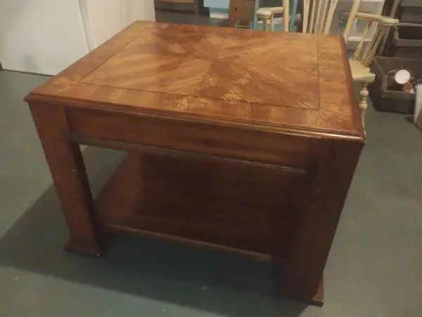 Solid wood table