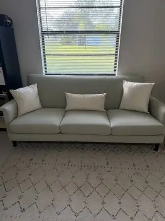 Blue grey sofa - $50 (Sebastian)
