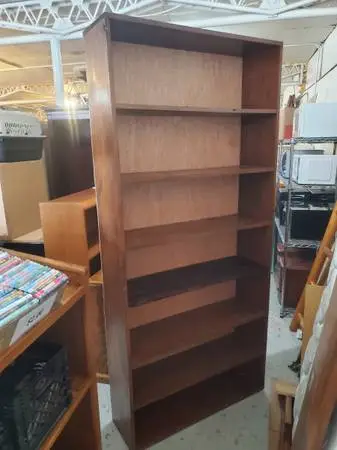 Large solid wood bookshelf