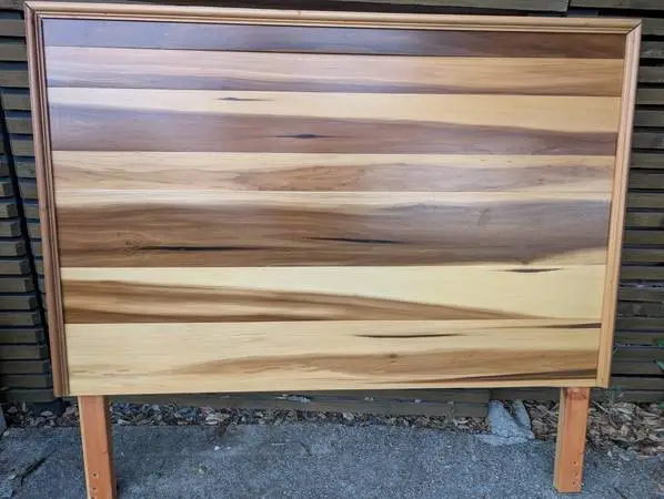 Solid wood headboard full queen for bed bolts OBO