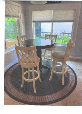 Pub Table and Chairs