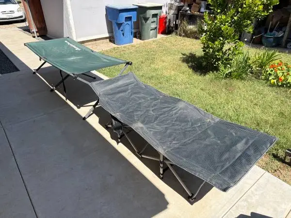 Oversized Camping cots for Adults 500lbs ($100+ retail) 50% OFF