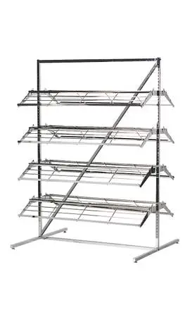 Chrome Shoe Merchandiser