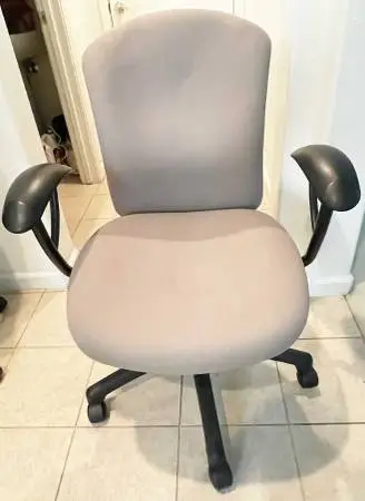 Office Chair Ergonomic Mid-Back with Adjustable T arms