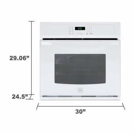 NEW Kenmore 30 Electric Self-Clean Single Wall Oven - White