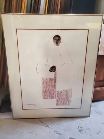 RC Gorman vintage signed print
