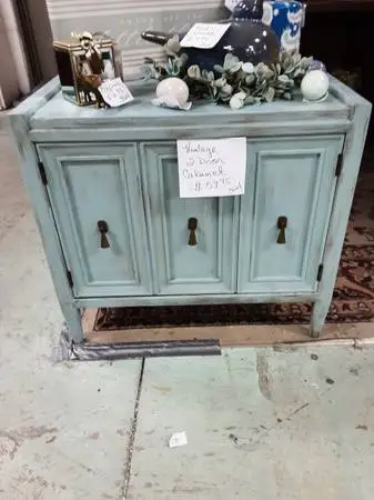 Vintage 2-Door Cabinet