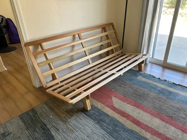 Free wood futon frame