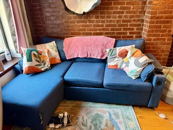 Sofa Bed Sleeper With Reversible Storage Chaise, Pull Out Sofa Bed