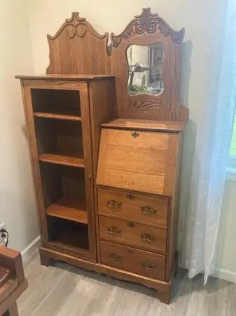 Antique Side by Side Secretary Desk