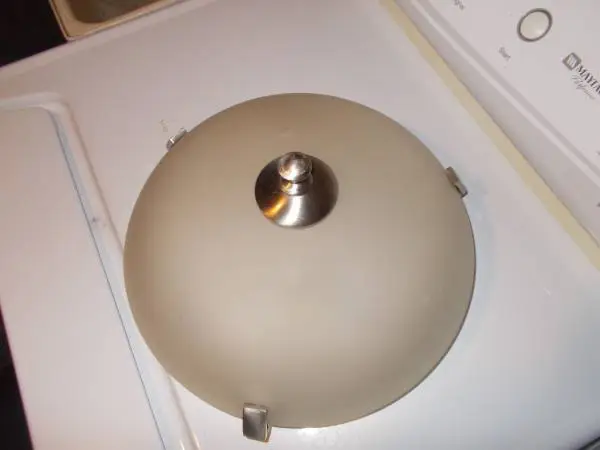 2 Bulb Ceiling Nickel Light fixture