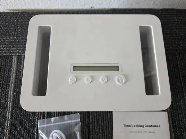 Metal Time Lock Box, Locking Safe Storage, Phone Lock Box