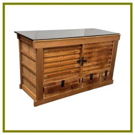 Japenese Marble Top Tansu
