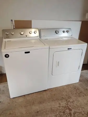 Maytag washer and electric dryer delivery and installation is free