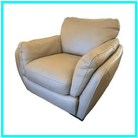 Natuzzi Editions Collection Leather Lounge Chair