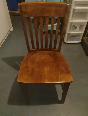 Wood chair