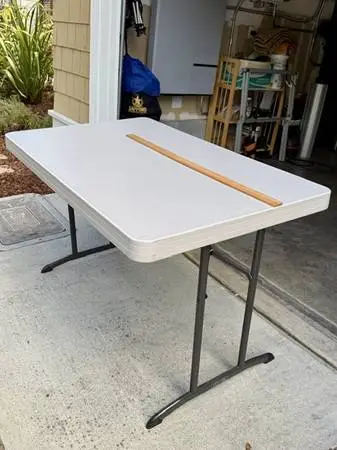 Lifetime folding table - approx. 2.5 by 4 - great condition