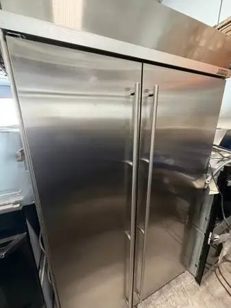 Jenn Air Stainless Steel 48” Wide Built In Fridge Ice Maker