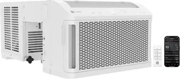 GE Profile ClearView Window Air Conditioner Unit, 8,300 BTU w/ Remote
