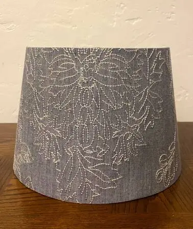 Blue Floral Design Lamp Shade
