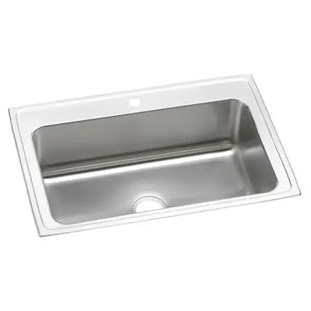 Elkay Lustertone Stainless Steel 33x22x10-1/8 Drop-in Sink-NEW