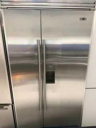 Subzero Stainless 42” Wide Fridge/Wolf 36” Wide Gas Range