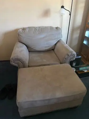 Chair with ottoman OBO