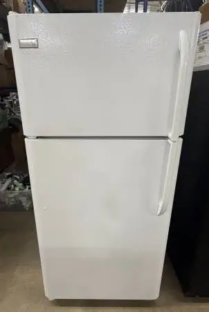 *SOLD* Frigidaire Top Freezer Fridge FFTR1814LWJ, White – Wrnty
