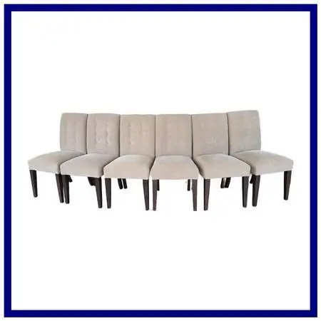 Mitchell Gold Contemporary Dining Chairs, Set Of Six