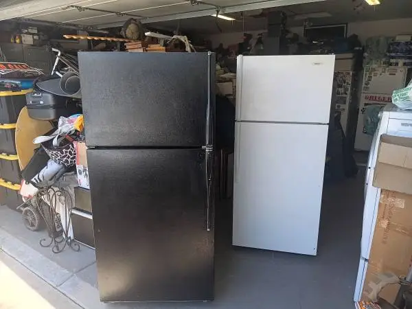 2 working great refrigerators very clean selling cheap take a look