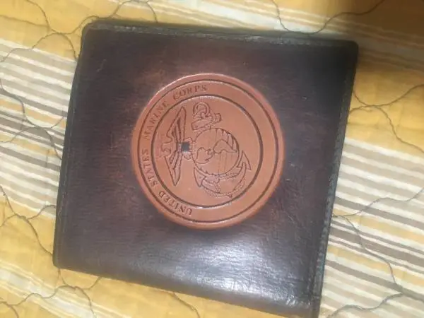 Marines leather wallet nice 😊
