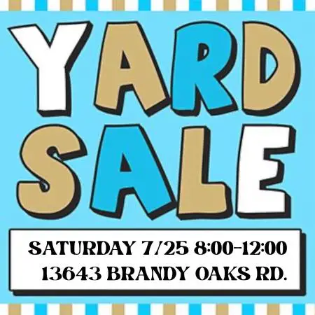 YARD SALE