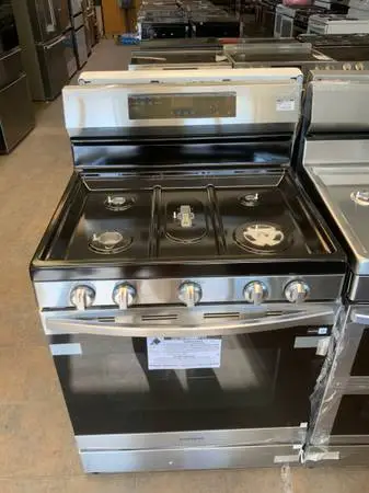 **SAMSUNG STAINLESS 5 BURNER GAS STOVE**ON SALE NOW**
