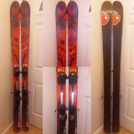 Movement Thunder 177cm Twin Tip skis + Fritschi Diamir Bindings