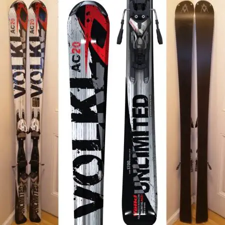 Volkl AC20 163cm all mountain skis + Marker 3Motion 11.0 Tc Bindings