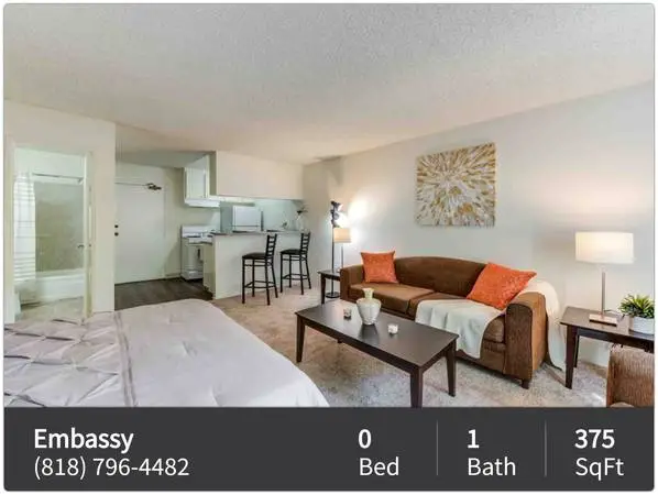 Furnished Studio, available now, with balcony, great area