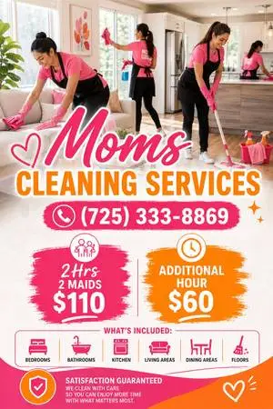 MOMS HOUSE CLEANING AND MAID SERVICES🙋♀️