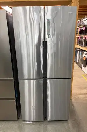 *Scratch & Dent* NEW Haier 33″ Quad Door Fridge (CD) QHE16HYPBFS#2