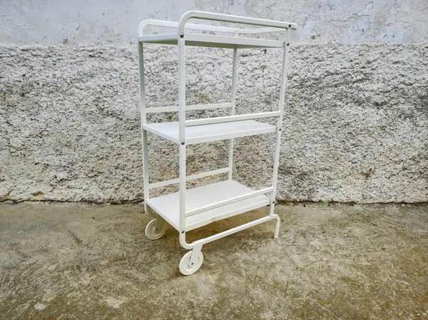 IKEA Metal Serving Bar Cart on Wheels