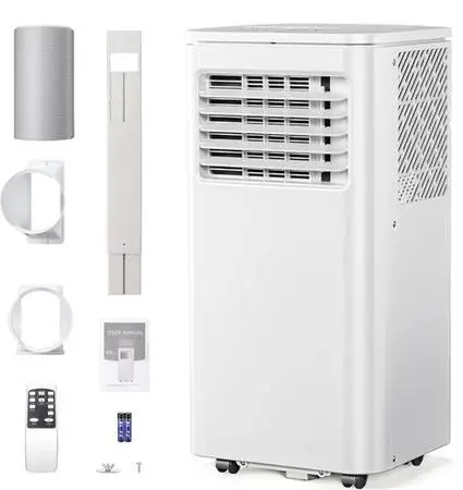 8,000 BTU Portable Air Conditioner with Remote Control
