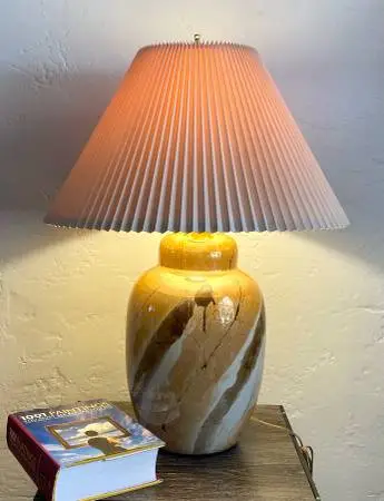 MCM Glazed Ginger Jar Table Lamp