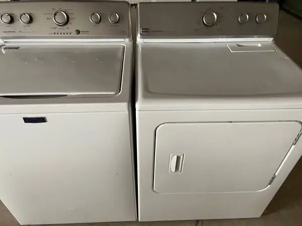 Washer and dryer reduced