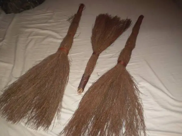 new vintage Broom Home Decor Decoration, Brown,2/ 36 / one 34