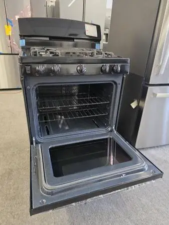 Open Box GE 30 Black Gas Range